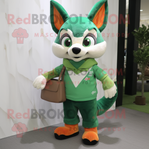 Green Fox mascotte kostuum...