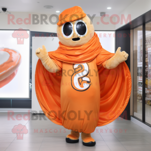 Orange Bagels maskot kostym...