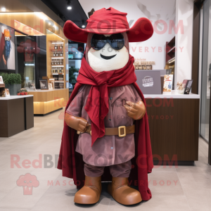 Maroon Cowboy maskot...