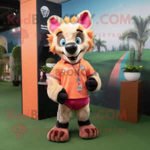 Persika Hyena maskot kostym...