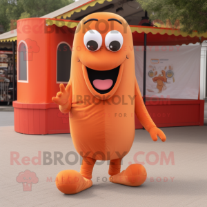 Rust Hot Dog maskot drakt...