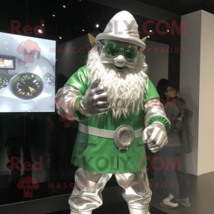 Sølv Leprechaun maskot...