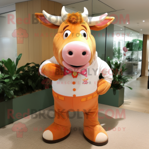 Postava maskota Peach Bull...