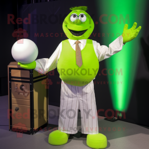 Lime Green Juggle mascotte...