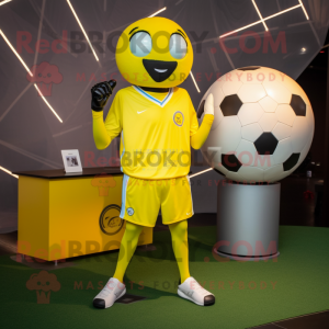 Sitrongul fotball maskot...