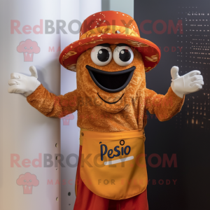 Rust Paella maskot kostym...