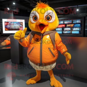 Orange Canary maskot...