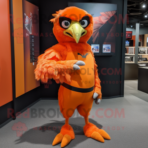 Orange Hawk maskot kostume...