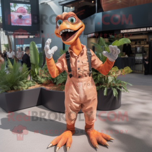 Peach Deinonychus mascotte...