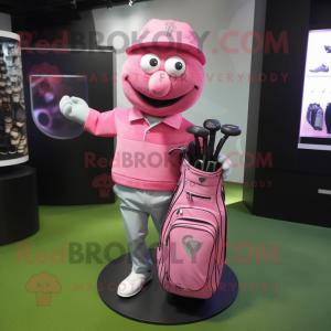 Rosa Golf Bag maskot...