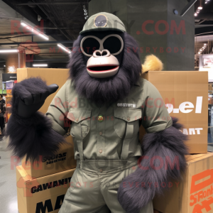 Postava maskota Gorilla...