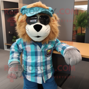 Teal Tamer Lion costume de...