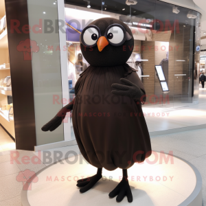 Brun Blackbird maskot...