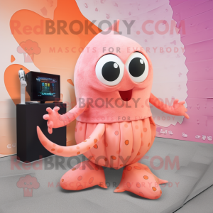 Peach Kraken maskot kostume...