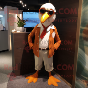 Rust Gull mascotte kostuum...