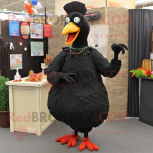 Black Hens mascotte kostuum...