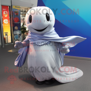 Sølvhvalmaskot kostume...