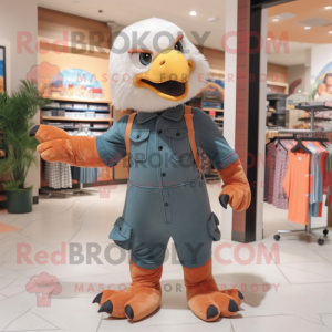 Peach Bald Eagle mascota...