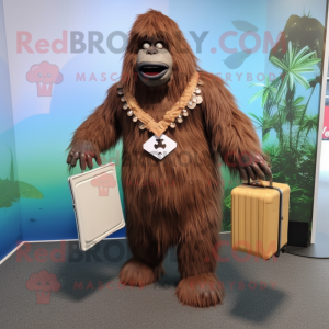 Postava maskota Sasquatch...