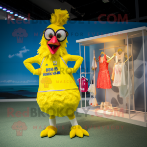 Yellow Roosters mascotte...