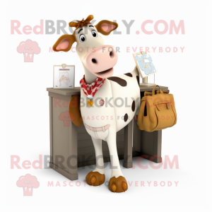 Crème Guernsey Cow mascotte...