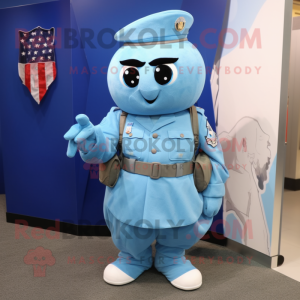 Sky Blue American Soldier...