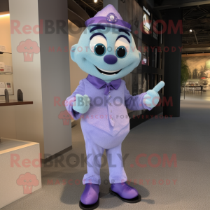 Lavendel-Eis Maskottchen...