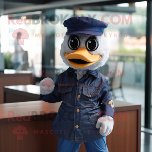 Postava maskota Navy Duck...