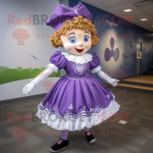 Lavendel irsk danser maskot...