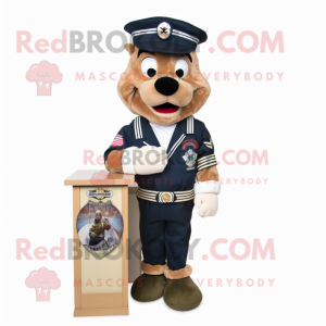 Navy Army Soldier maskot...