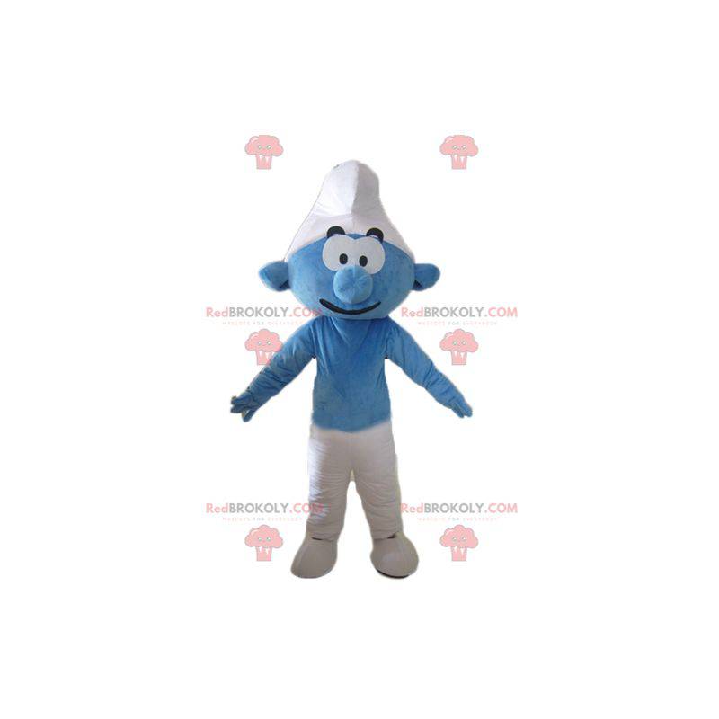 Inwoner Wiskundig Verouderd Smurf mascotte blauw en wit komisch karakter - Besnoeiing L (175-180 cm)