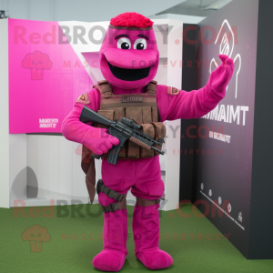 Magenta Sniper maskot...