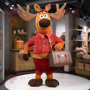 Rust Reindeer maskot drakt...