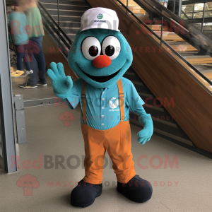 Teal Squash mascotte...