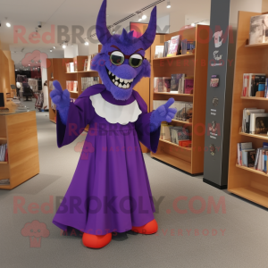 Purple Devil mascotte...