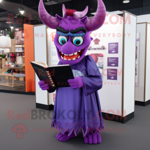 Purple Devil mascotte...