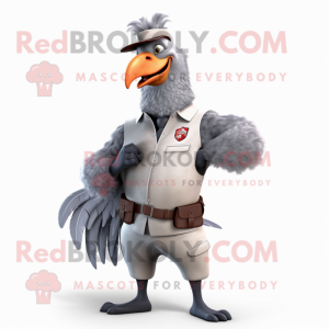 Gray Roosters maskot drakt...