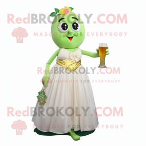 Peach Green Beer maskot...