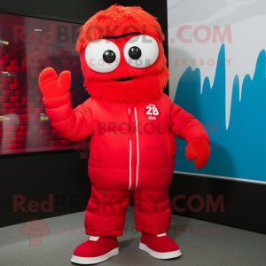 Red Ice maskot kostume...