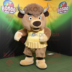 Postava maskota Tan Bison...