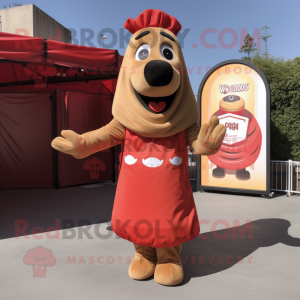 Rust Hot Dog mascotte...