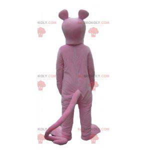 Roze panter mascotte stripfiguur - Redbrokoly.com