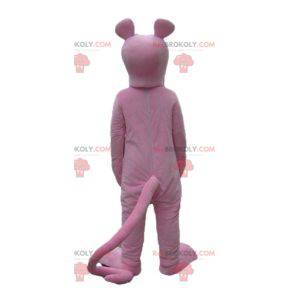 Roze panter mascotte stripfiguur - Redbrokoly.com
