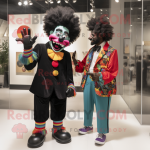 Black Clown mascotte...