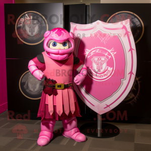 Pink Celtic Shield maskot...