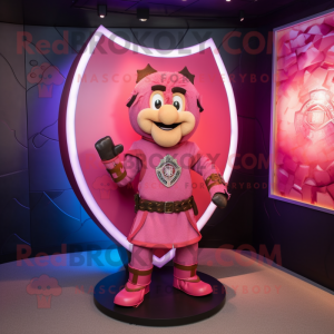 Pink Celtic Shield maskot...