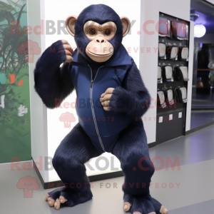 Navy chimpanse maskot...