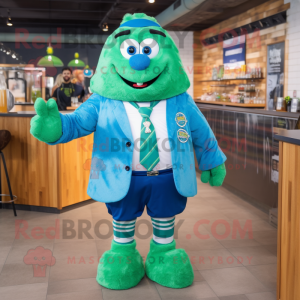 Blue Green Beer mascotte...