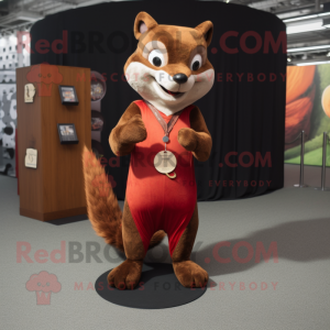 Rust Marten maskot kostume...