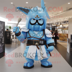 Sky Blue Samurai mascotte...